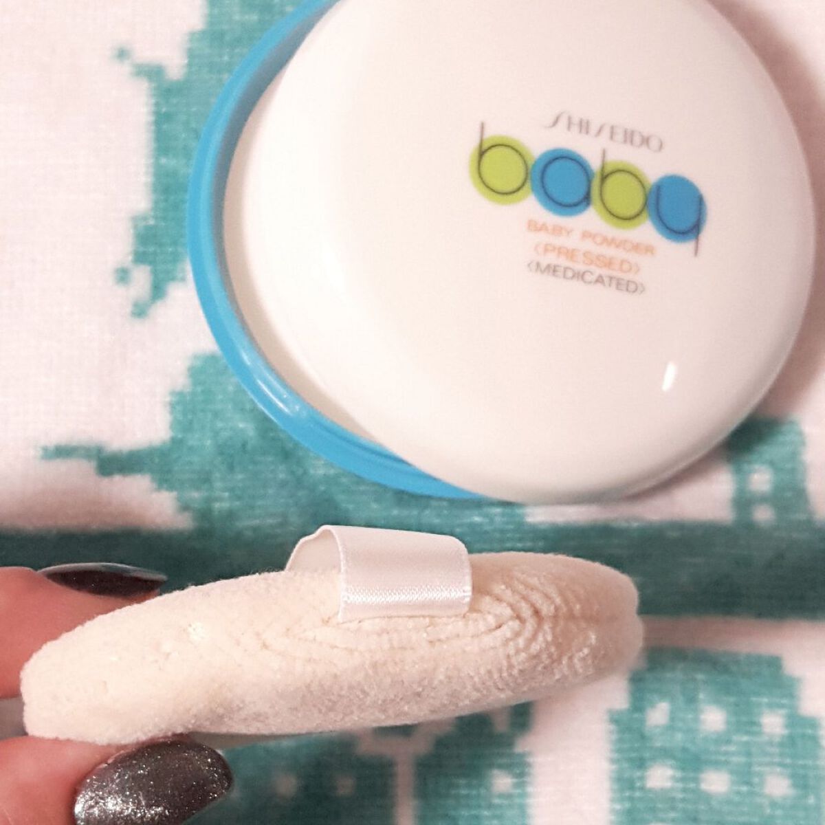 資生堂ベビーパウダー(プレスド)/ベビー/ボディパウダーを使ったクチコミ（3枚目）