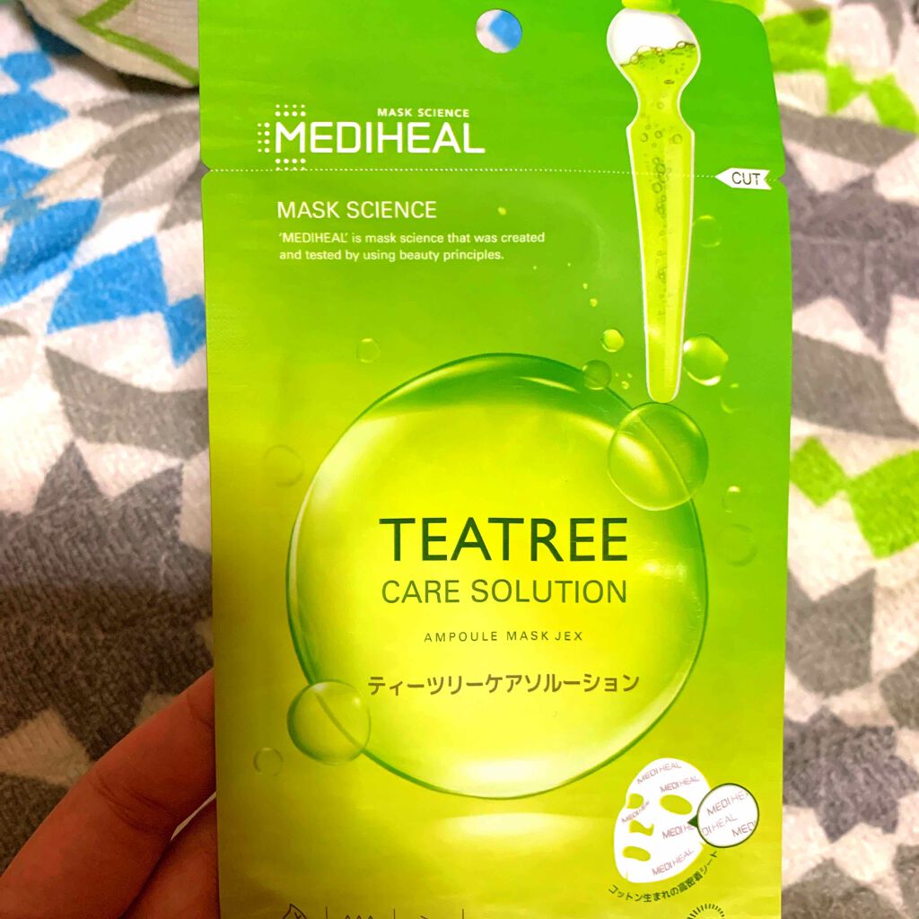 ティーツリーケアソリューション アンプルマスクJEX/MEDIHEAL/シートマスク・パックを使ったクチコミ（1枚目）