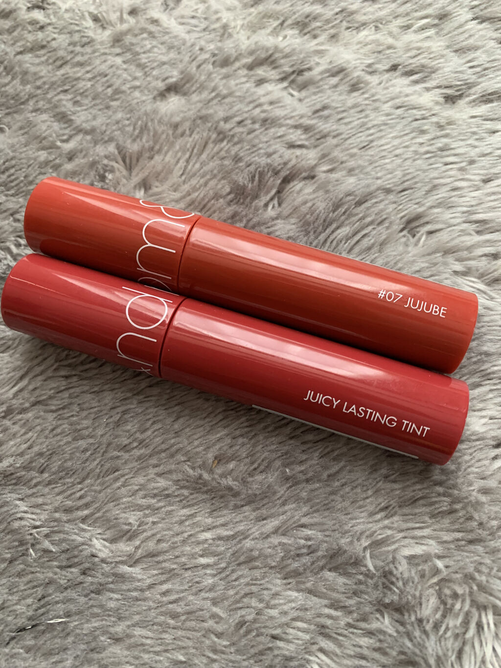 ジューシーラスティングティント/rom&nd/リップティントを使ったクチコミ（2枚目）