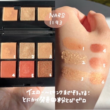 ヴォワヤジュールアイシャドウパレット/NARS/アイシャドウパレットを使ったクチコミ（5枚目）