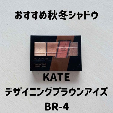 デザイニングブラウンアイズ/KATE/パウダーアイシャドウを使ったクチコミ（1枚目）