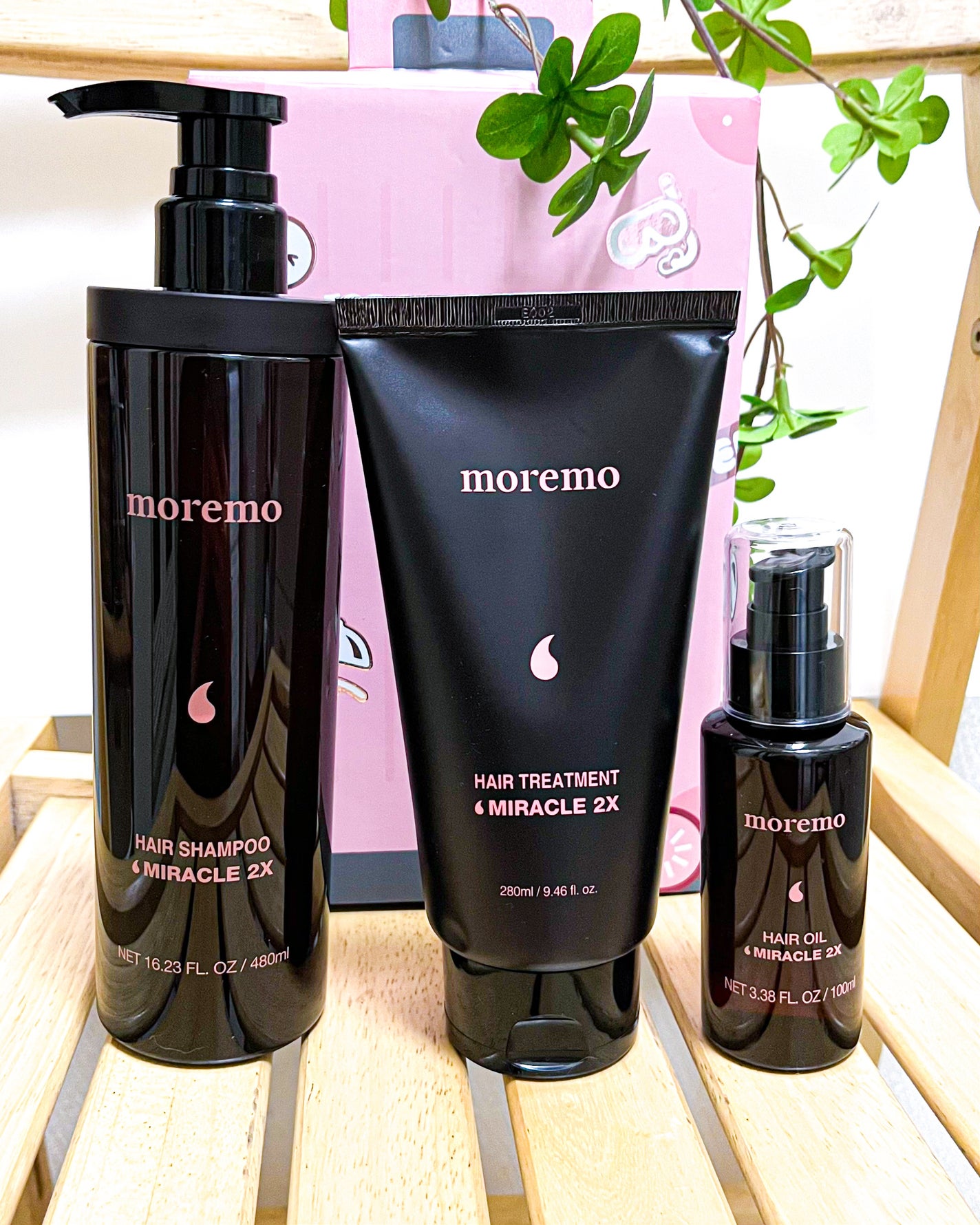 ヘアトリートメント ミラクル2X (シグネチャー)/moremo/洗い流すヘアトリートメントを使ったクチコミ(2枚目)