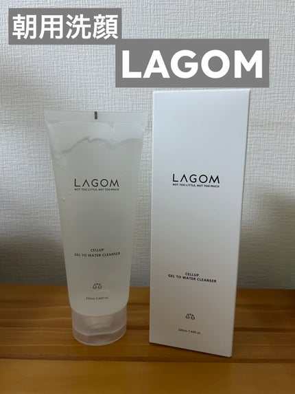 ラゴム ジェルトゥウォーター クレンザー(朝用洗顔)/LAGOM /その他洗顔料を使ったクチコミ(1枚目)