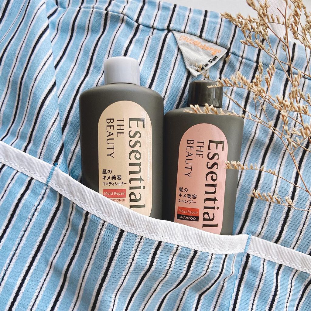 THE BEAUTY 髪のキメ美容シャンプー／コンディショナー＜モイストリペア＞	/エッセンシャル/市販シャンプーを使ったクチコミ（3枚目）