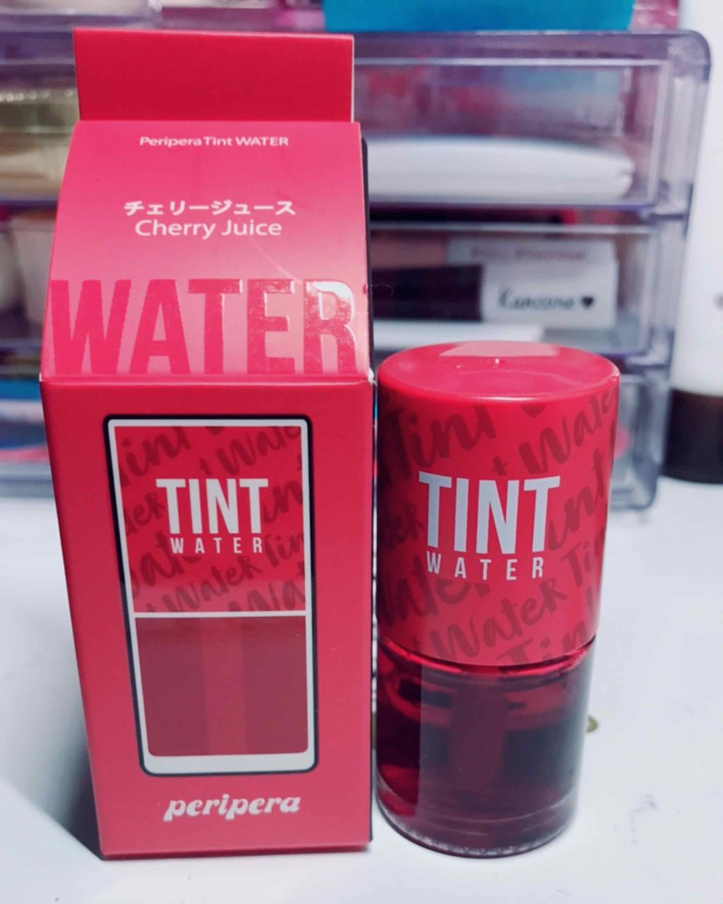 ウォーターティント/ETUDE/リップグロスを使ったクチコミ（1枚目）