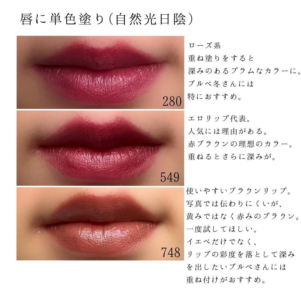 口紅(詰替用)/ちふれ/口紅を使ったクチコミ(3枚目)