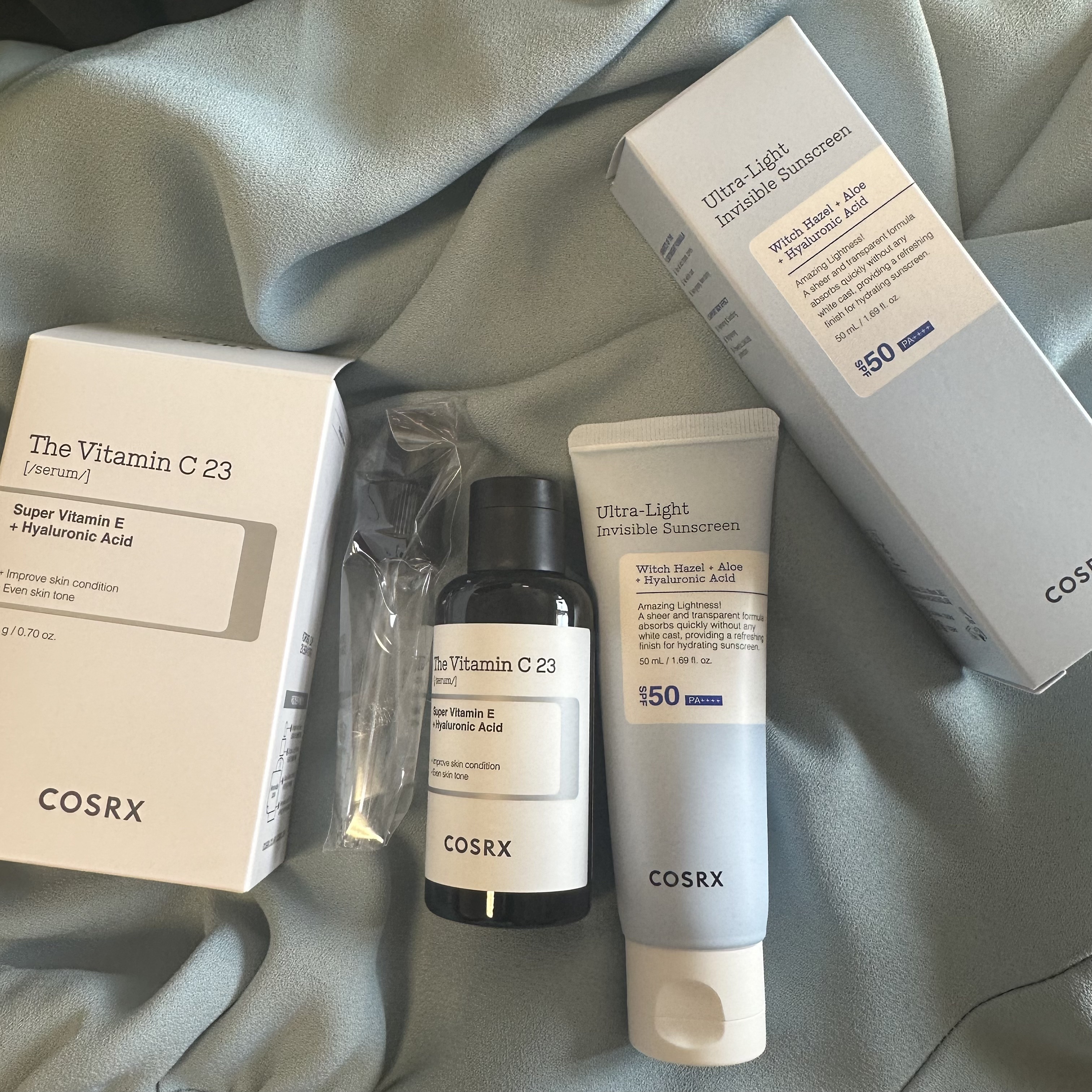 ウルトラライト透明UVクリーム/COSRX/日焼け止めクリームを使ったクチコミ（1枚目）