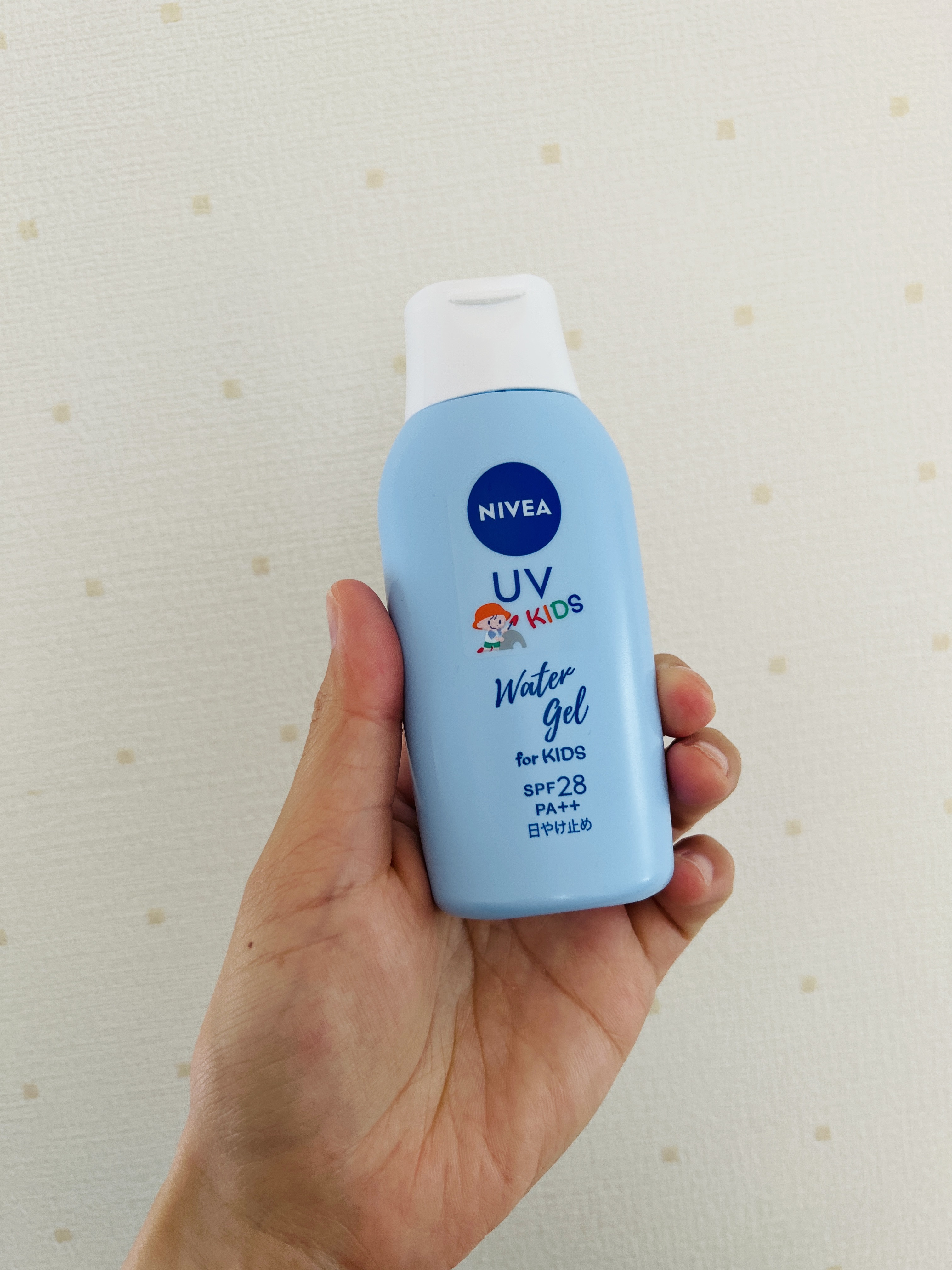 ニベアUV ウォータージェル こども用 SPF28/ニベア/日焼け止めジェルを使ったクチコミ（1枚目）