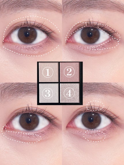 ケイト ポッピングシルエットシャドウ/KATE/アイシャドウパレットを使ったクチコミ(5枚目)