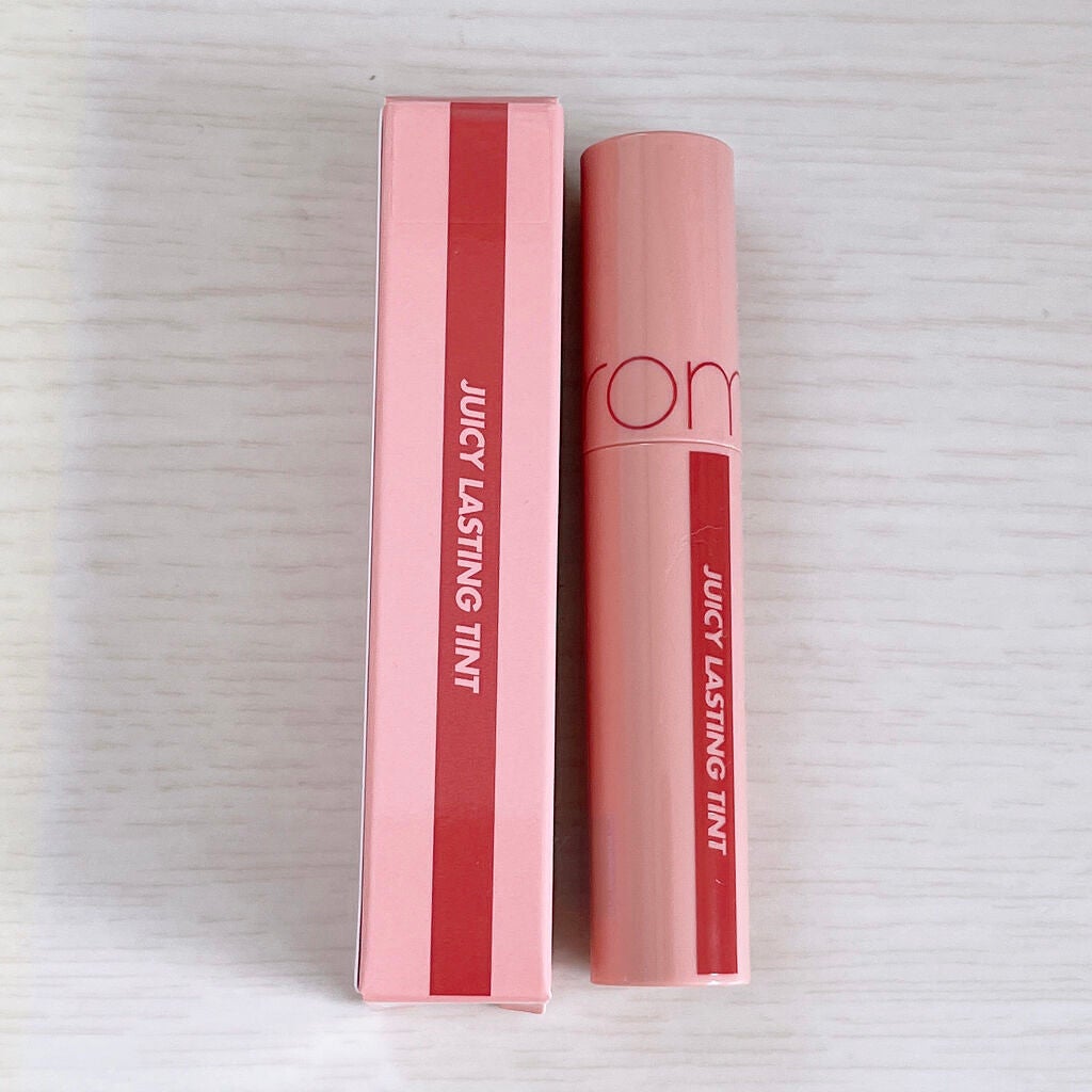 ジューシーラスティングティント/rom&nd/リップティントを使ったクチコミ(4枚目)