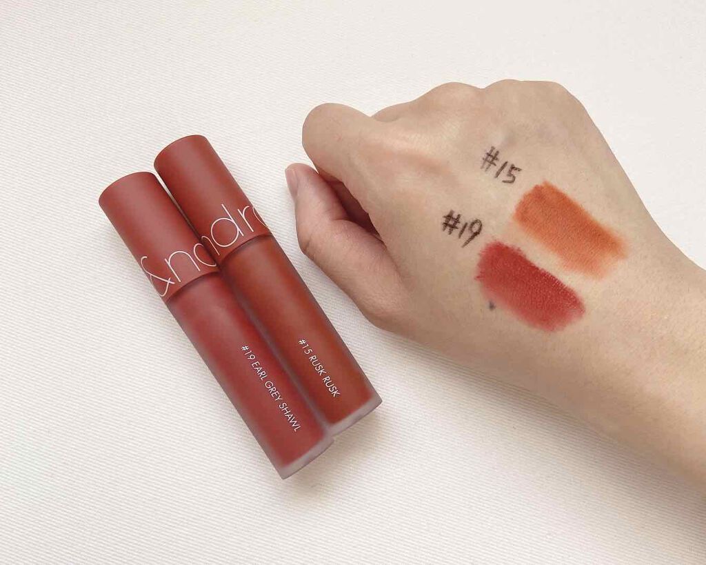 ゼロベルベットティント/rom&nd/リップティントを使ったクチコミ（2枚目）