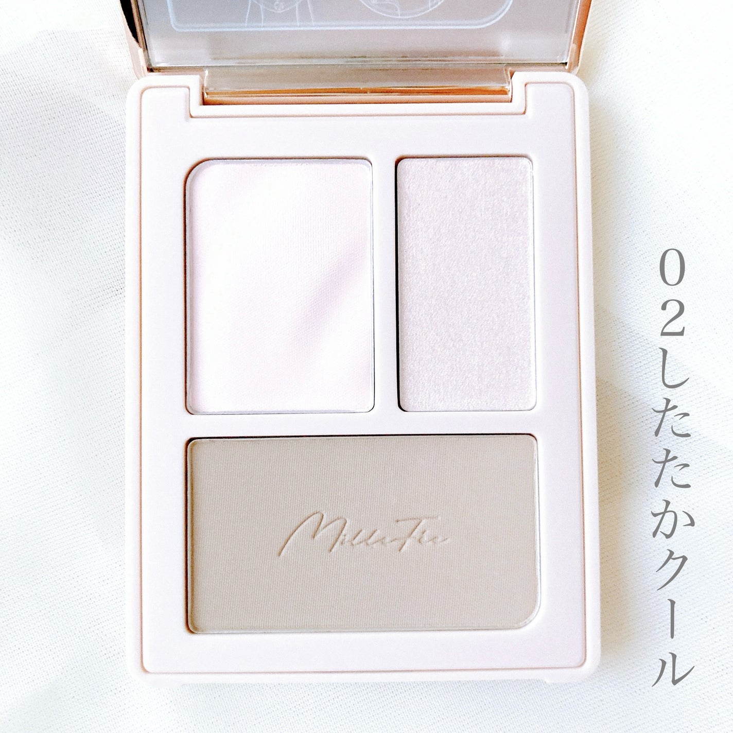 チート顔コントゥアパレット/MilleFée/パウダーハイライトを使ったクチコミ(3枚目)