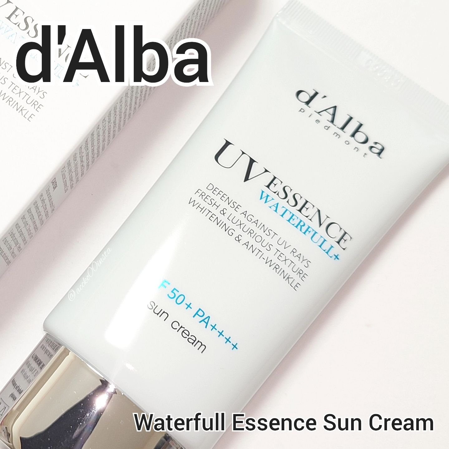 ダルバ ウォータフル エッセンス サンクリーム/ダルバ/日焼け止めクリームを使ったクチコミ（1枚目）