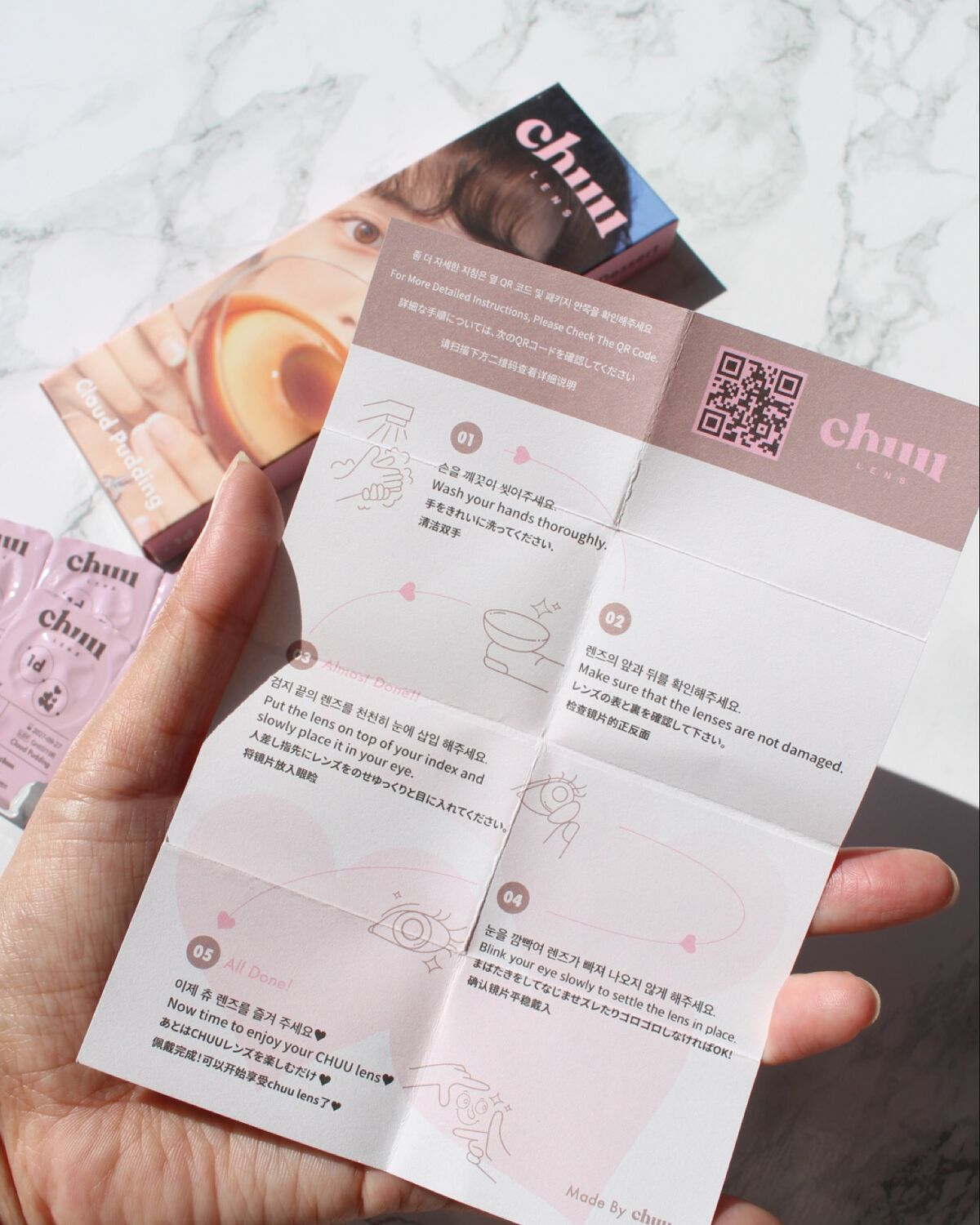 Cloud Pudding /chuu LENS/カラーコンタクトレンズを使ったクチコミ(5枚目)