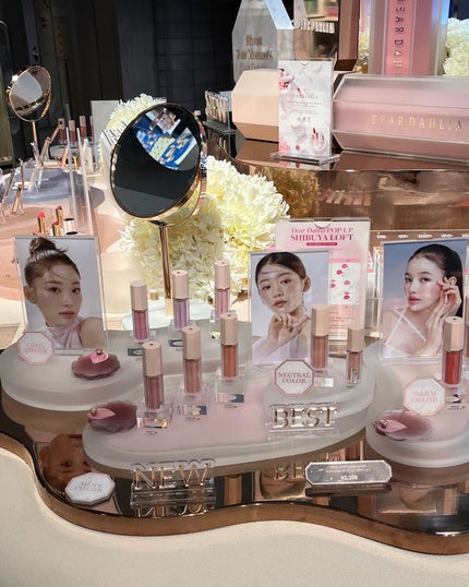 ペタルドロップリキッドブラッシャー/DEAR DAHLIA/リキッドチークを使ったクチコミ(3枚目)