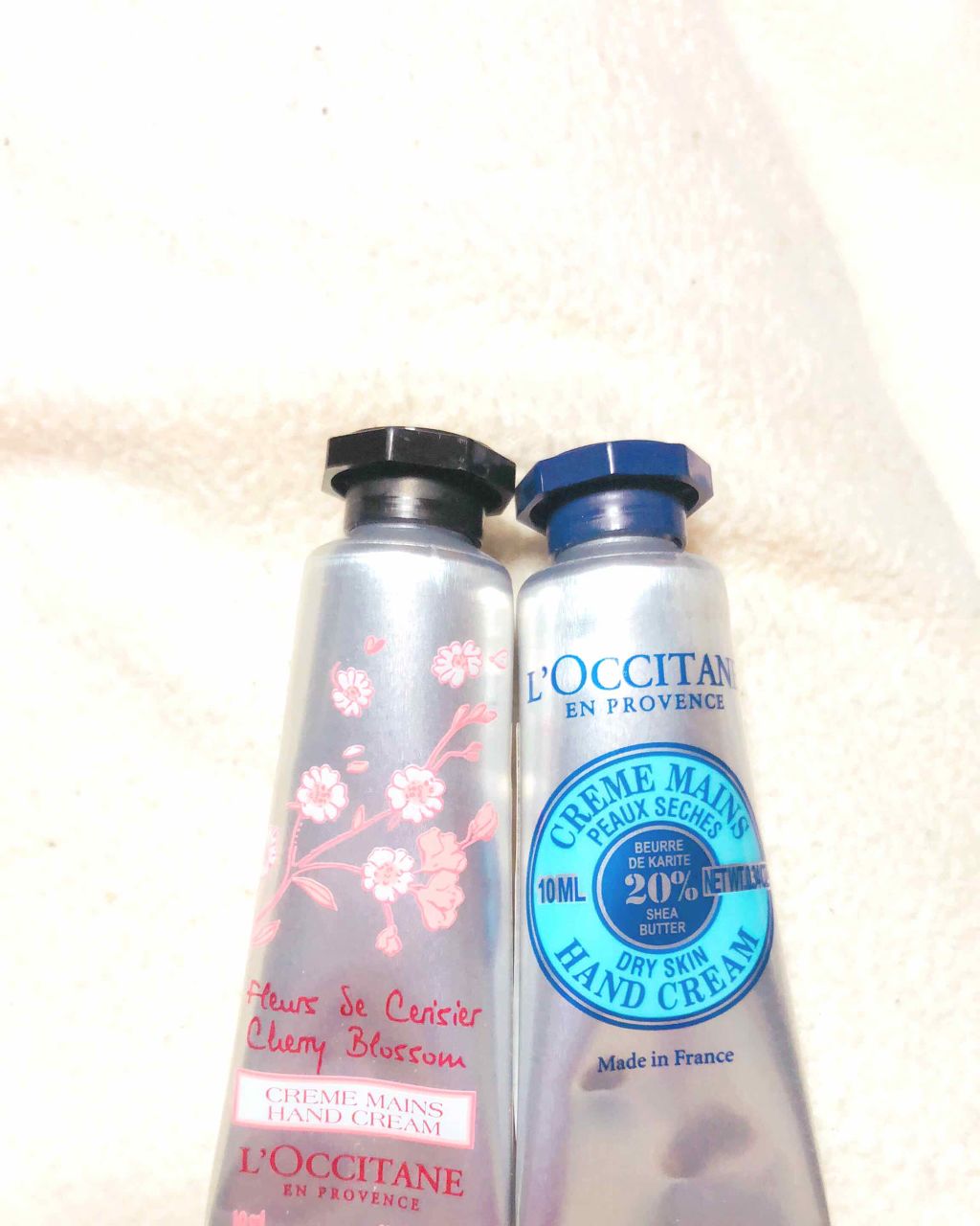 チェリーブロッサム ソフトハンドクリーム/L'OCCITANE/ハンドクリームを使ったクチコミ（1枚目）