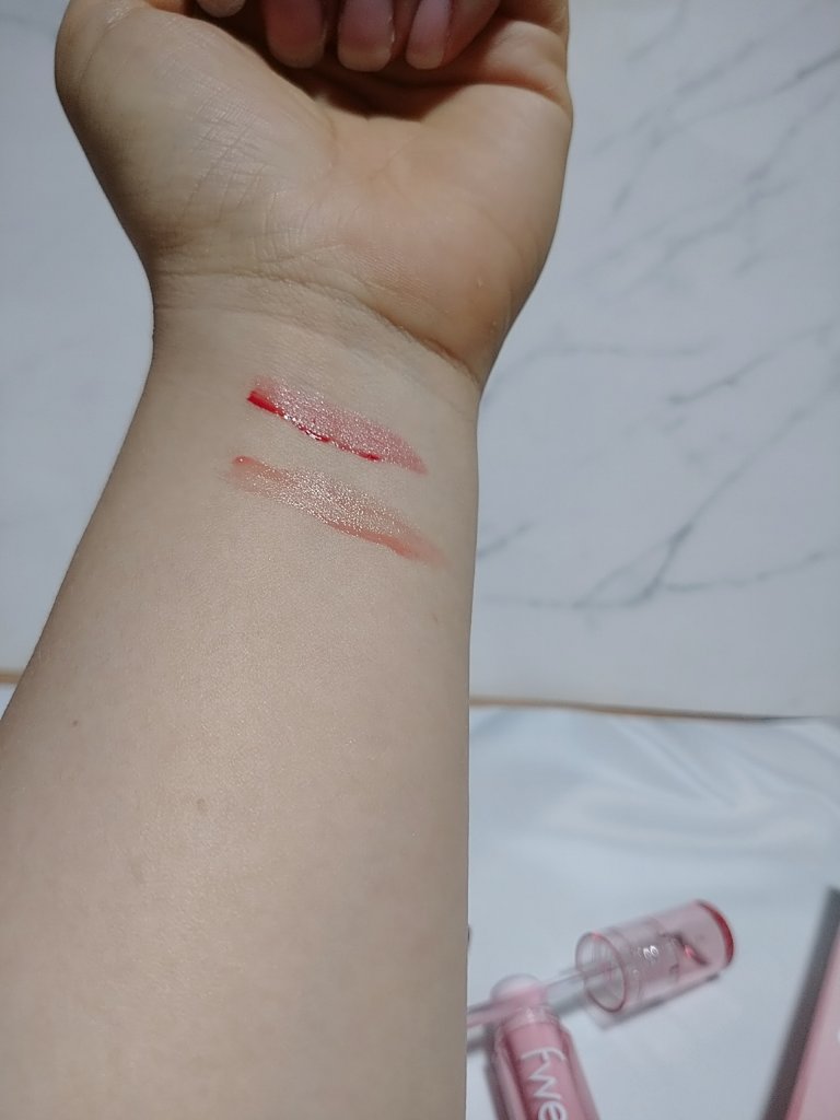 フィーティントガラス/fwee/リップティントを使ったクチコミ（2枚目）