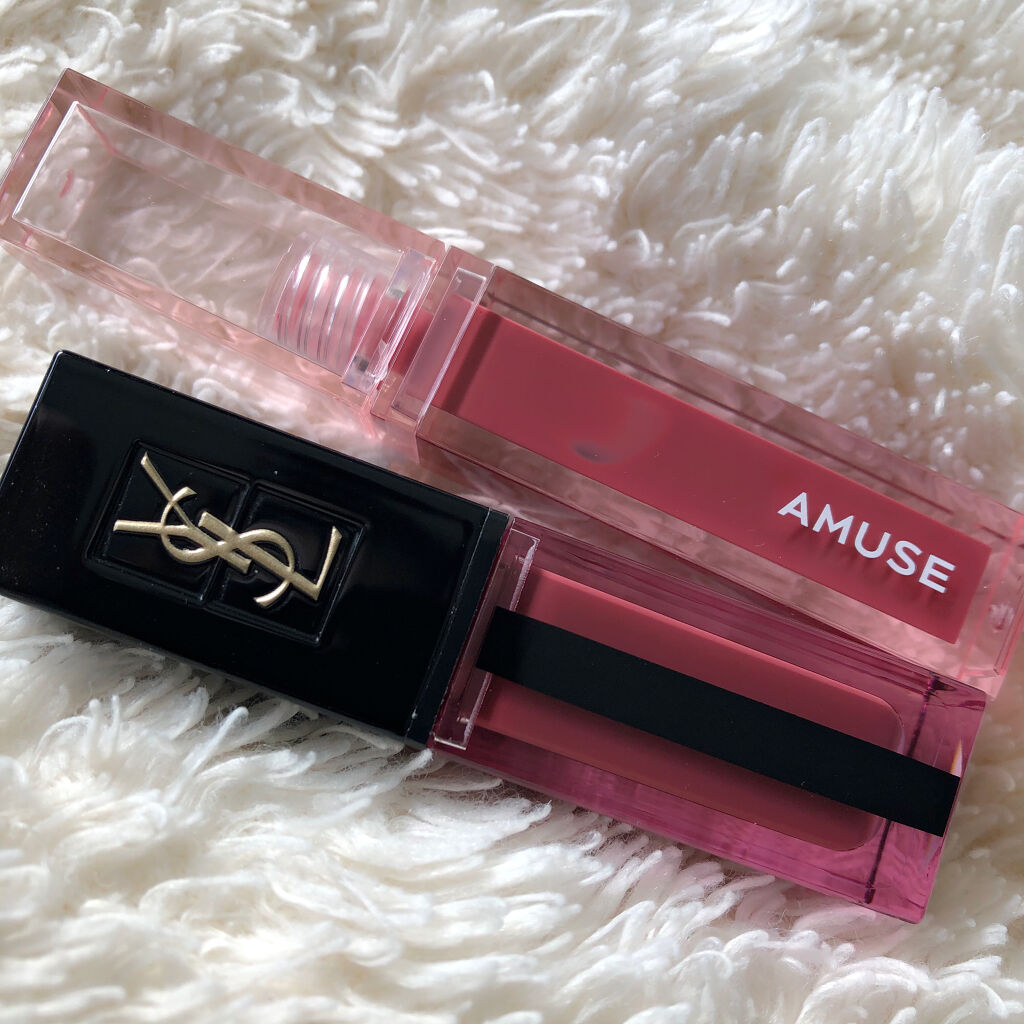 ルージュ ピュールクチュール ヴェルニ ウォーターステイン/YVES SAINT LAURENT BEAUTE/口紅を使ったクチコミ（2枚目）