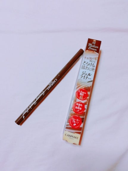 クリーミータッチライナー/キャンメイク/ジェルアイライナーを使ったクチコミ(1枚目)