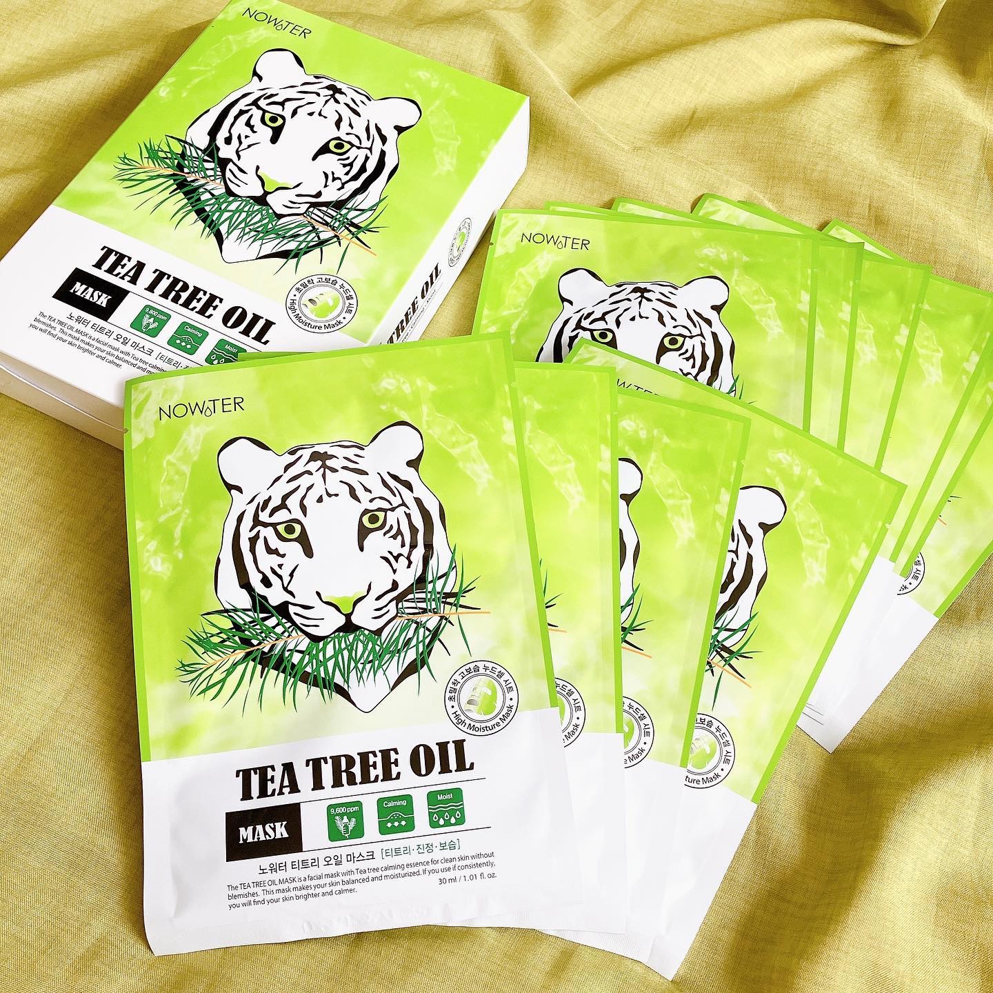 ティーツリーオイルパック/NOWATER/シートマスク・パックを使ったクチコミ（1枚目）