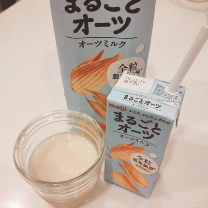 まるごとオーツ オーツミルク/明治/オーツ・アーモンドミルクを使ったクチコミ(2枚目)