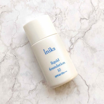 リキッド ファンデーション/iniks/リキッドファンデーションを使ったクチコミ(1枚目)
