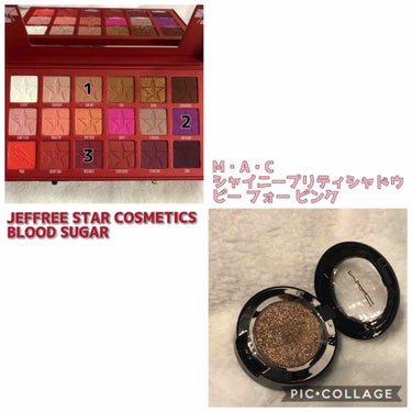 BLOOD SUGAR Eyeshadow Palette/Jeffree Star Cosmetics/アイシャドウパレットを使ったクチコミ（1枚目）