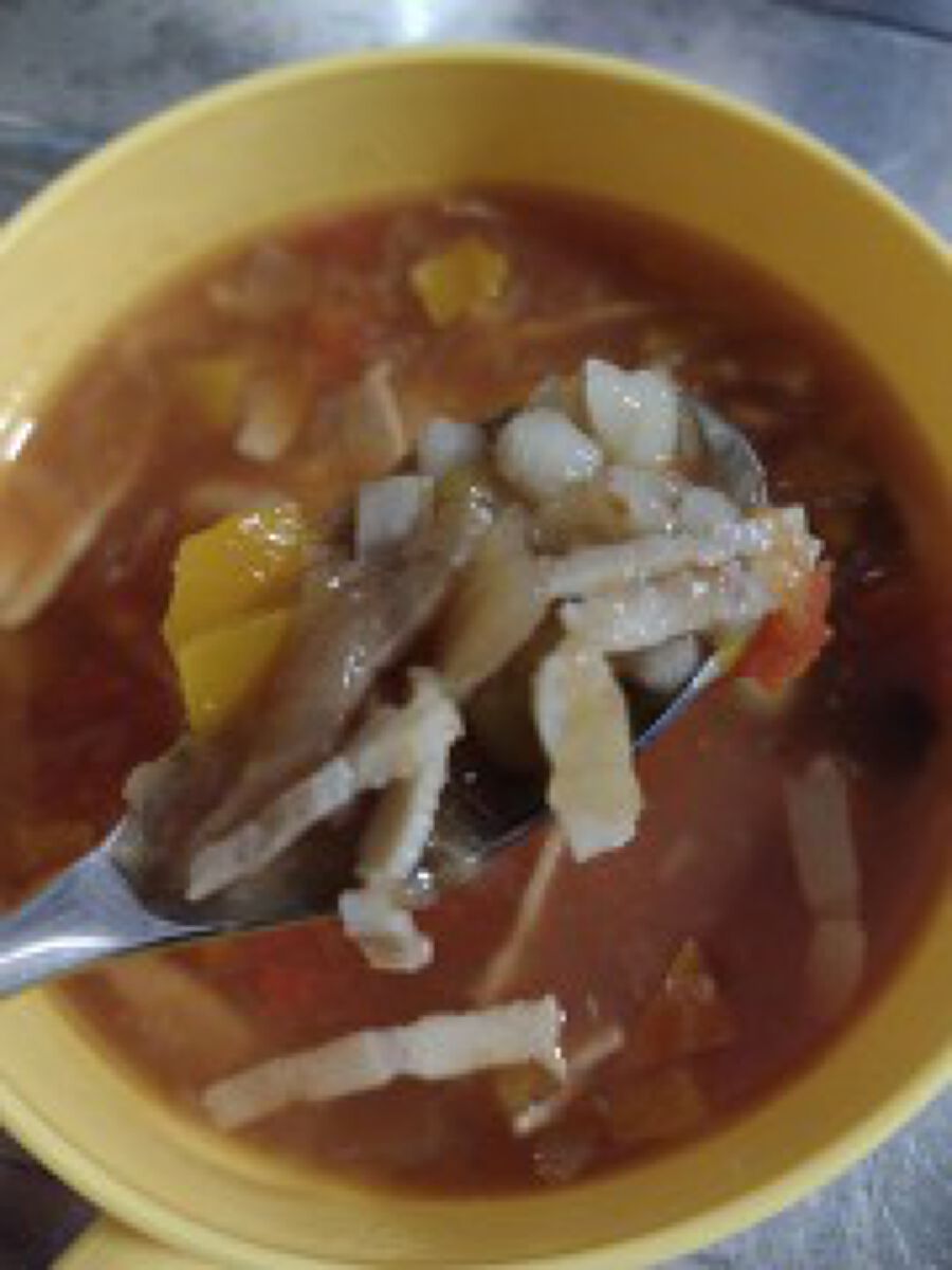 もち麦スープ/ラコックマルシェ/低糖質食品を使ったクチコミ（1枚目）