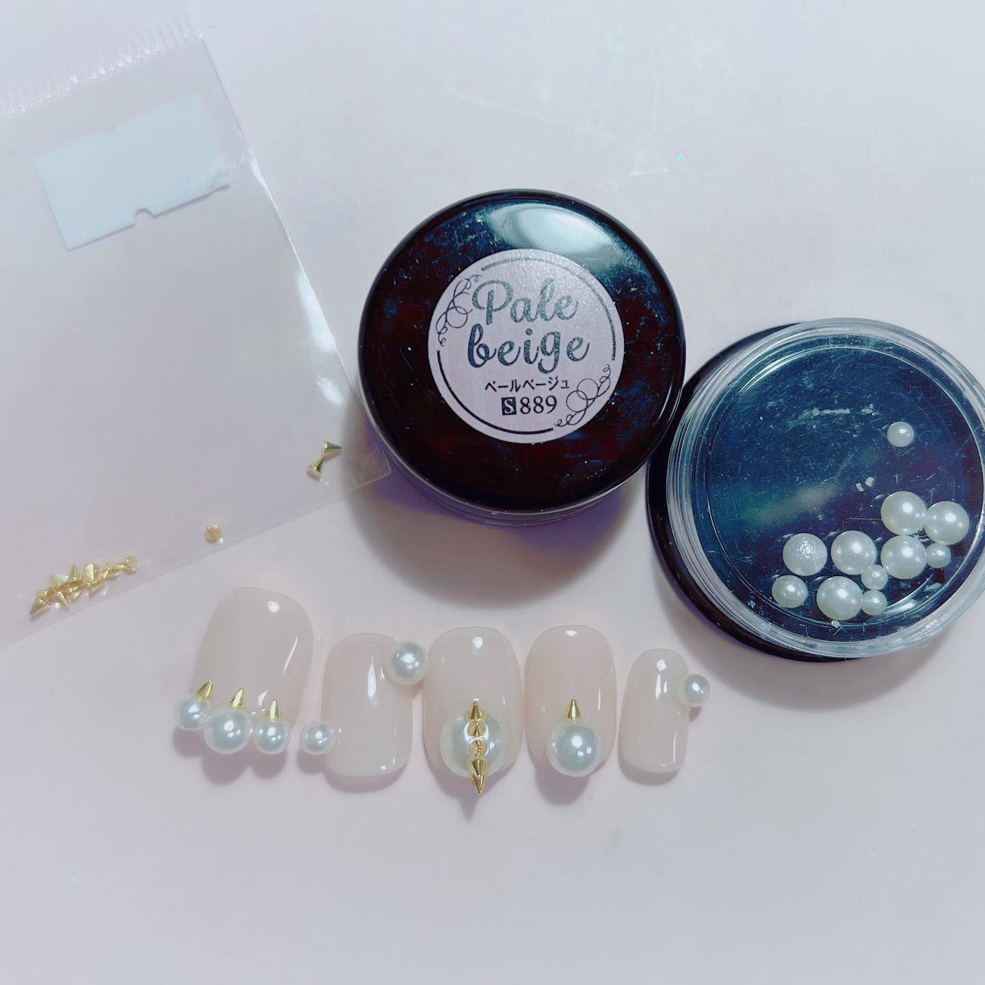 なかやまちえこ on LIPS 「Perl🦪365日ネイル222日め⠀#nail#nails#n..」(2枚目)