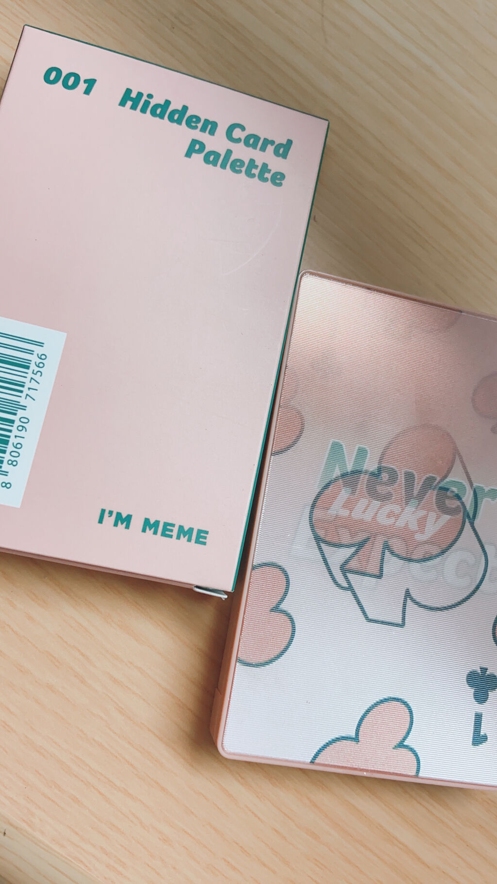 アイムヒドゥンカードパレット 001 ラッキーカード/i’m meme/アイシャドウパレットを使ったクチコミ（1枚目）