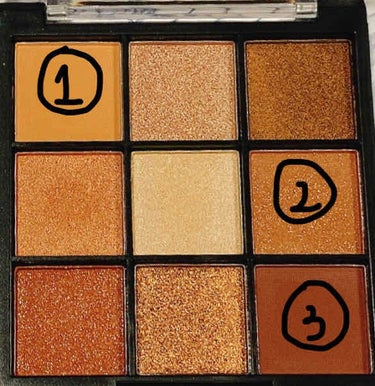 UR GLAM　BLOOMING EYE COLOR PALETTE/U R GLAM/アイシャドウパレットを使ったクチコミ（2枚目）