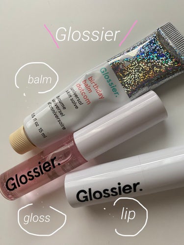 Glossier. Balm Dotcomのクチコミ「Glossier.
Lip Gloss
Balm Dotcom
Generation G Li.....」（1枚目）