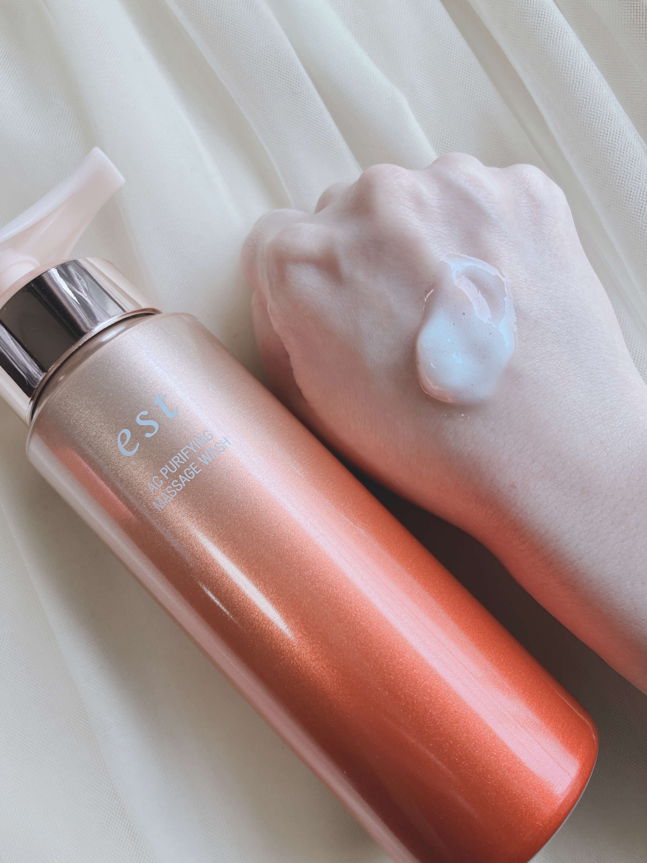 エスト AC ピュリファイ マッサージウォッシュ/est/泡洗顔を使ったクチコミ（3枚目）