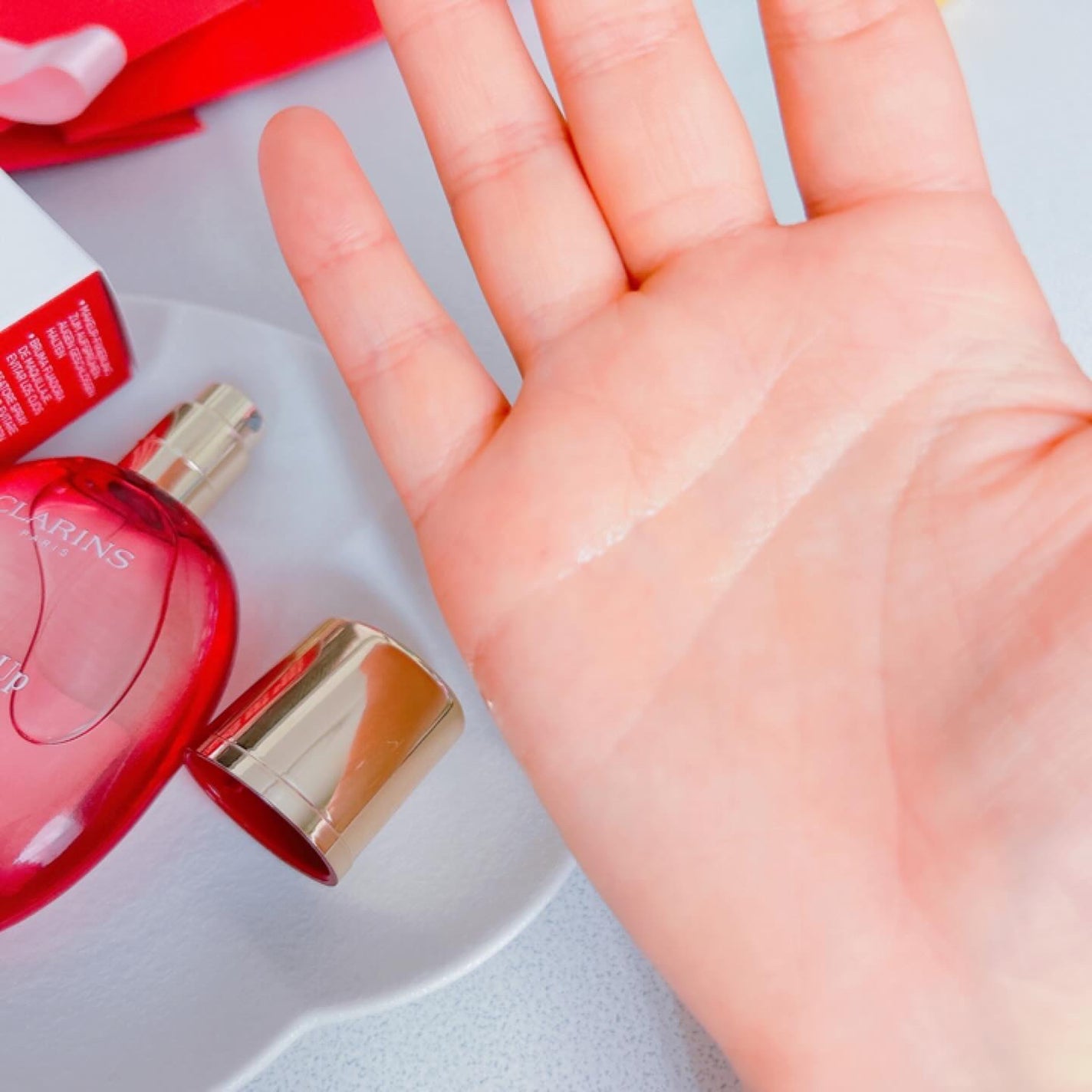 フィックス メイクアップ/CLARINS/ミスト状化粧水を使ったクチコミ(4枚目)