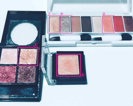 グロッシーリッチ アイズ/Visée/アイシャドウパレットを使ったクチコミ(2枚目)