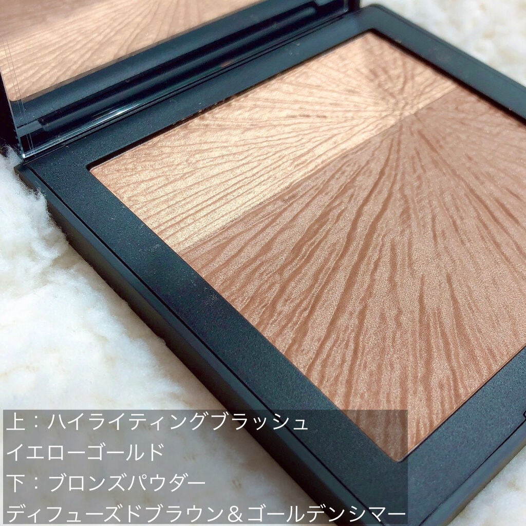 サマーソルスティス チークデュオ/NARS/パウダーハイライトを使ったクチコミ(2枚目)