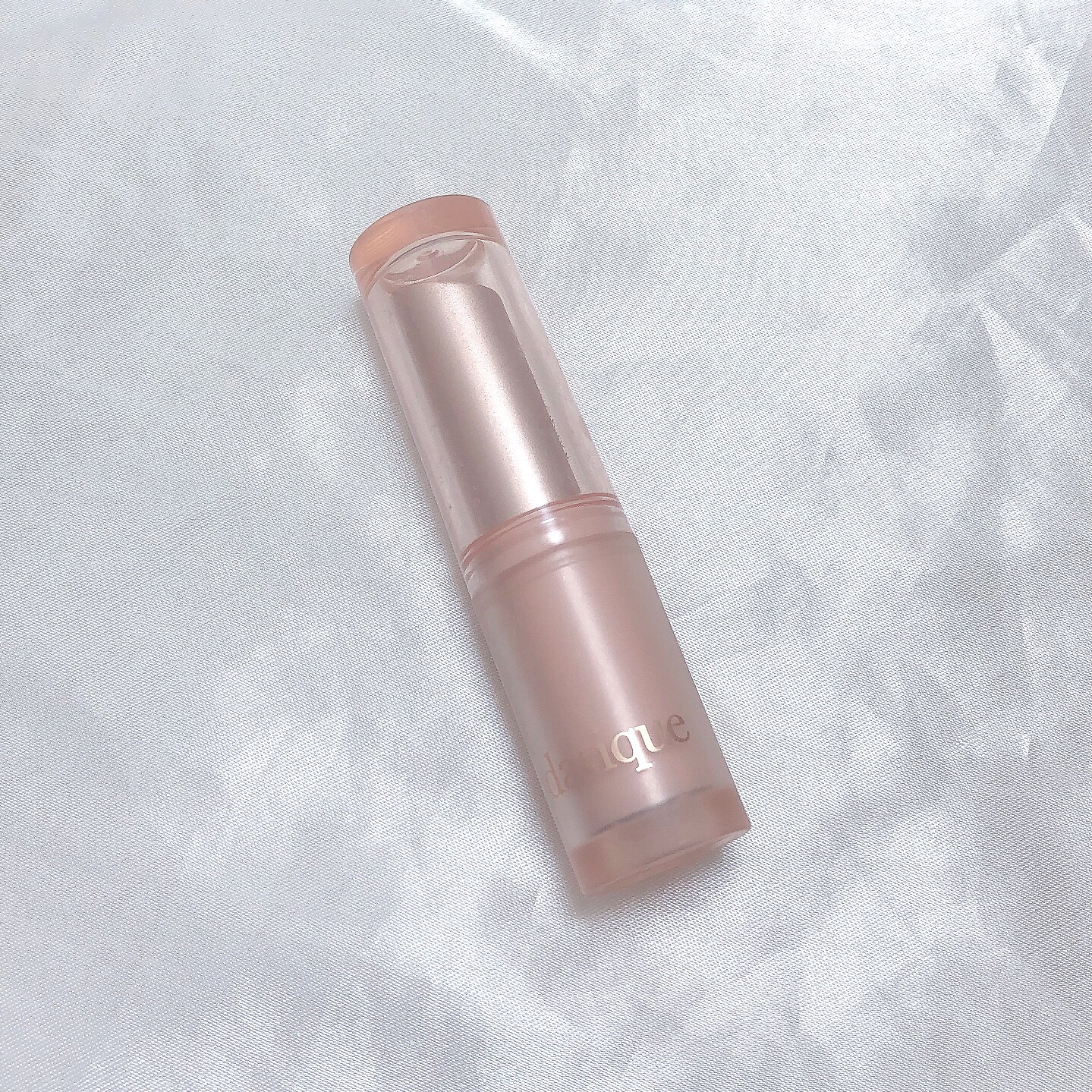 ムードグロウリップスティック 03 ピーチズ/dasique/口紅を使ったクチコミ（3枚目）