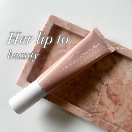 グロウサンスクリーンセラム/Her lip to BEAUTY/日焼け止めローションを使ったクチコミ(1枚目)