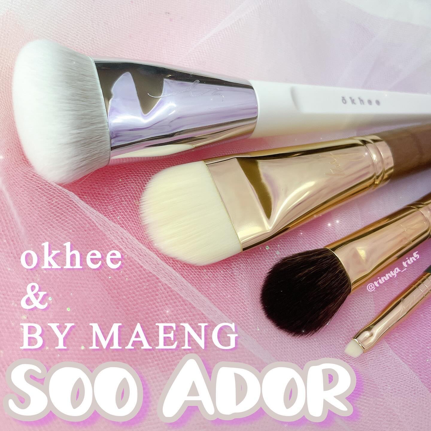 okhee 白玉ファンデーションブラシ/SOOA DOR/メイクブラシを使ったクチコミ（1枚目）