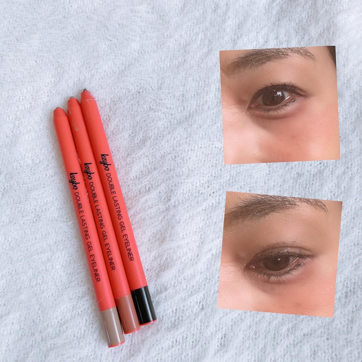 ダブルラスティングジェルアイライナー/keybo/スティックアイシャドウを使ったクチコミ(6枚目)