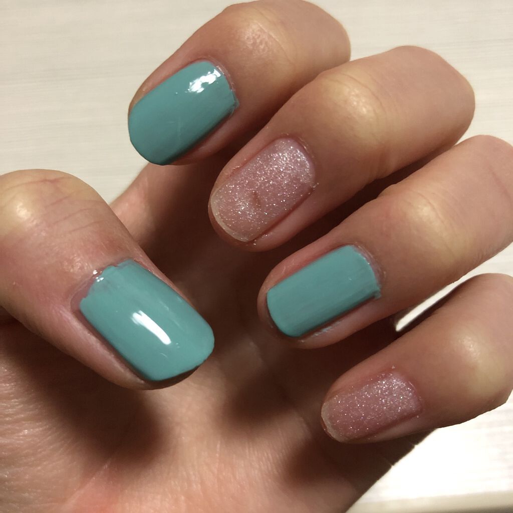 ネイルホリック フローズンシュガー WT060/ネイルホリック/マニキュアを使ったクチコミ（2枚目）