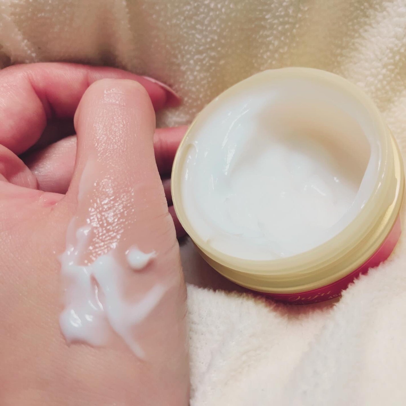 薬用リンクルクリーム/ジュジュ/フェイスクリームを使ったクチコミ(2枚目)