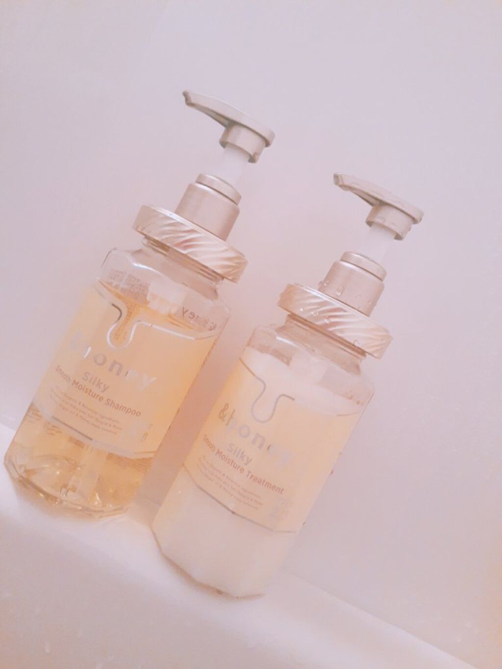 シルキー　スムースモイスチャー　シャンプー　1.0/ヘアトリートメント　2.0/&honey/市販シャンプーを使ったクチコミ（1枚目）