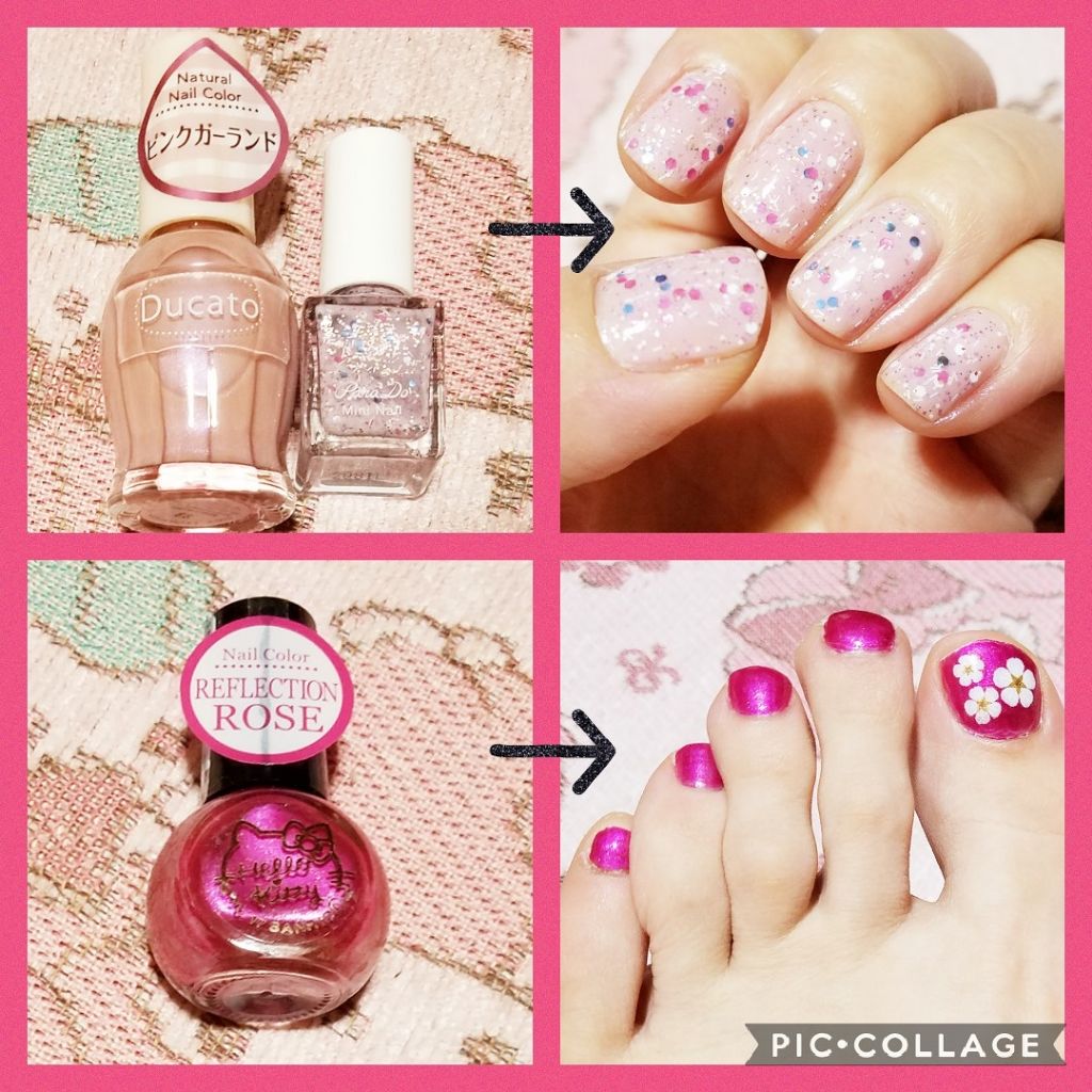 ナチュラルネイルカラーN 101 ピンクガーランド/デュカート/マニキュアを使ったクチコミ（1枚目）
