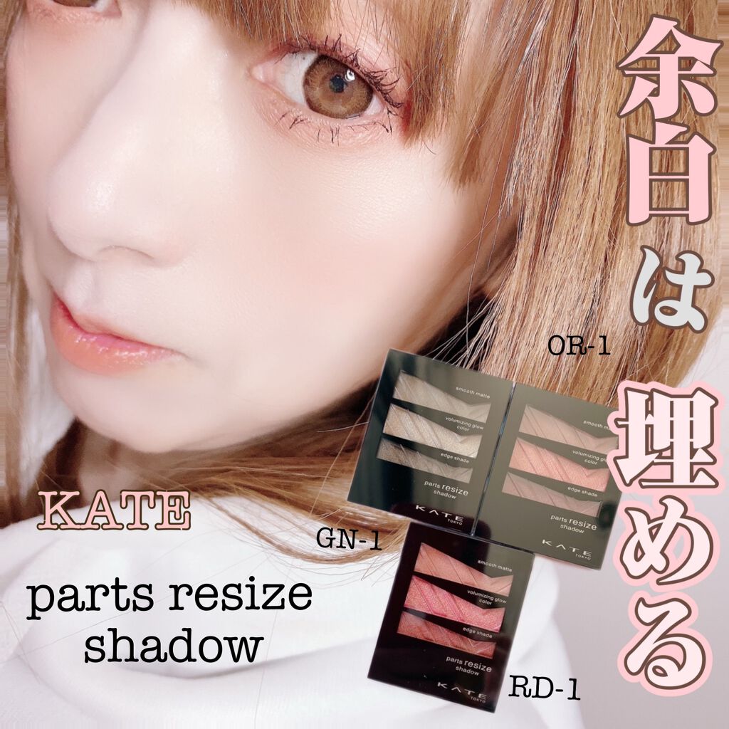 パーツリサイズシャドウ/KATE/アイシャドウパレットを使ったクチコミ(1枚目)