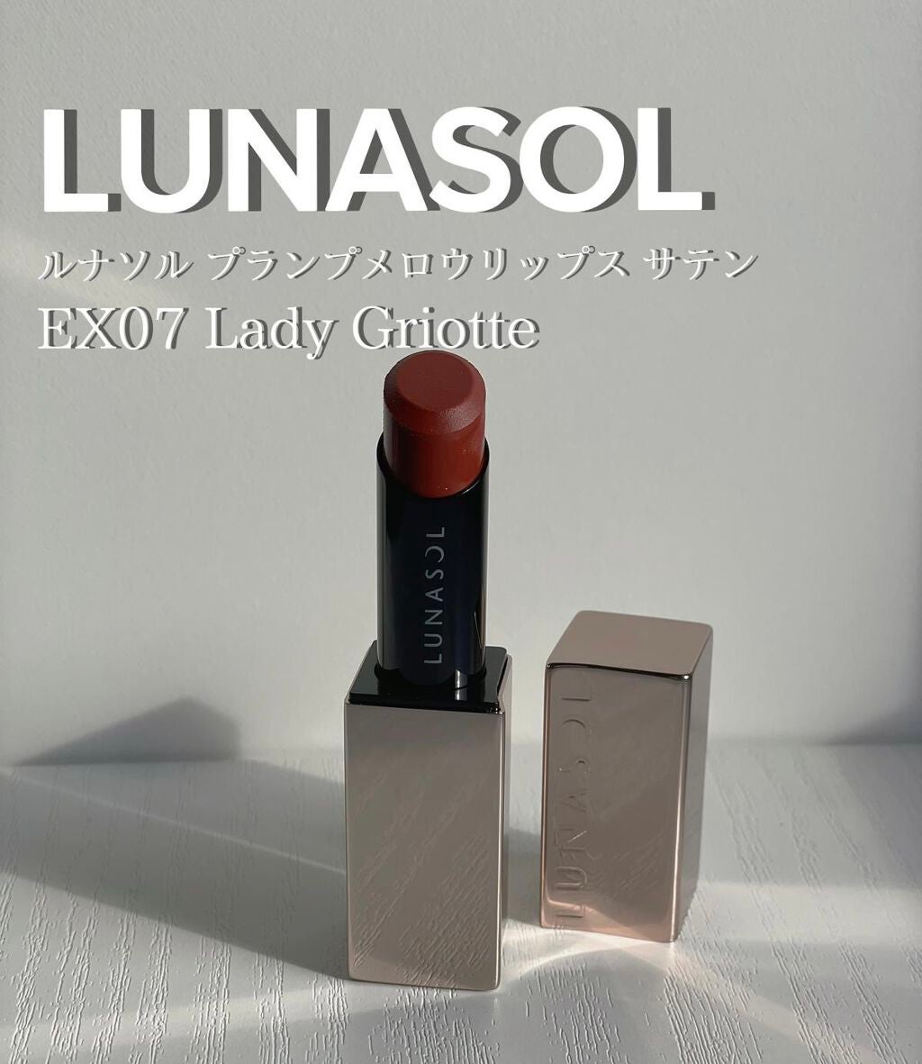 プランプメロウリップス サテン/LUNASOL/口紅を使ったクチコミ(2枚目)