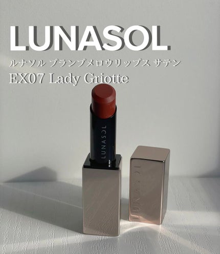 プランプメロウリップス サテン/LUNASOL/口紅を使ったクチコミ(2枚目)