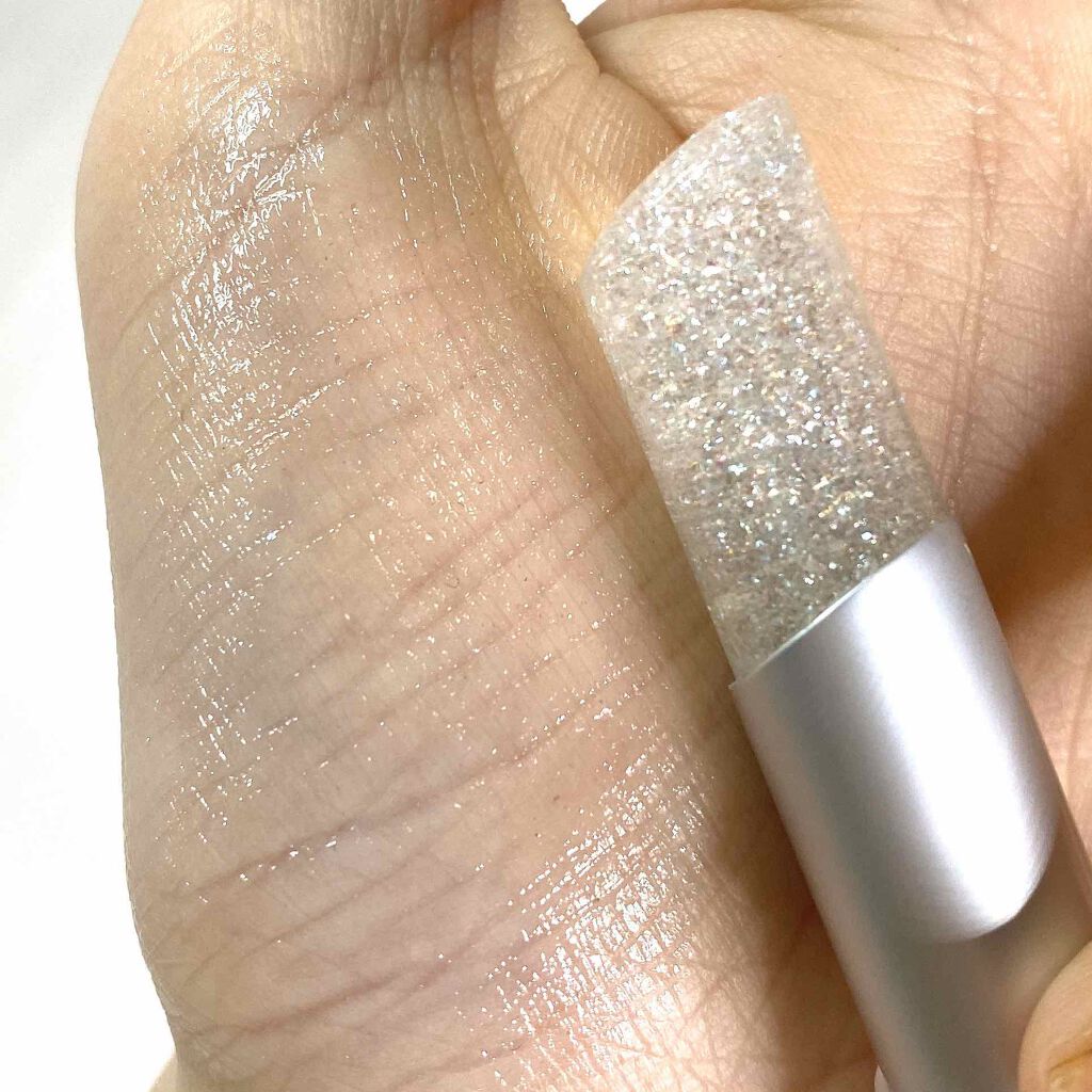 グリッタリーウェブリップバーム/unleashia/リップケアを使ったクチコミ（2枚目）