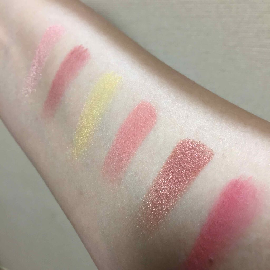 ラブ ラスト ディスコ ブラッシュ パレット/NYX Professional Makeup/ジェル・クリームチークを使ったクチコミ（3枚目）