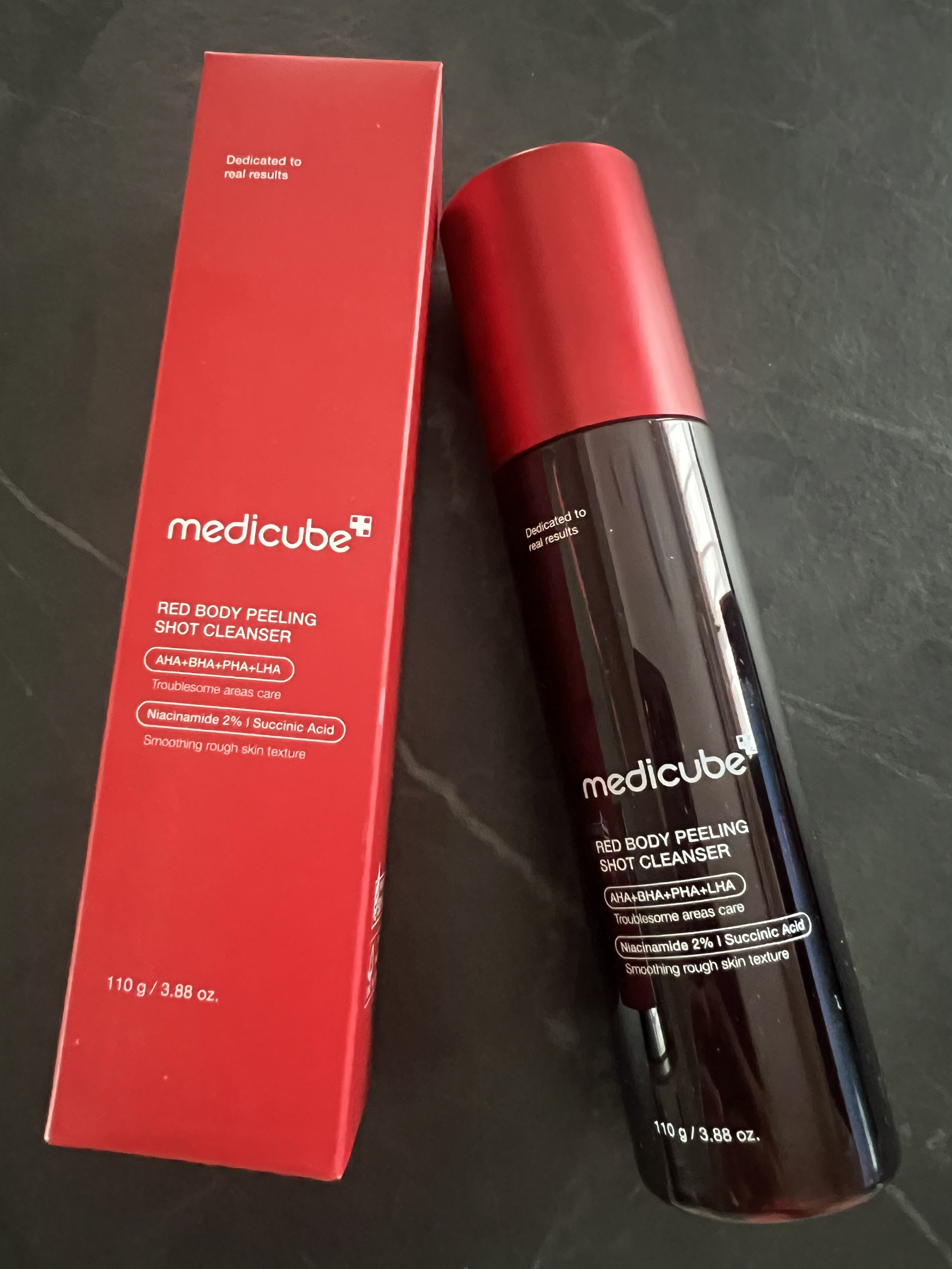 レッドアクネ ボディピーリングショット/MEDICUBE/ピーリングを使ったクチコミ（1枚目）